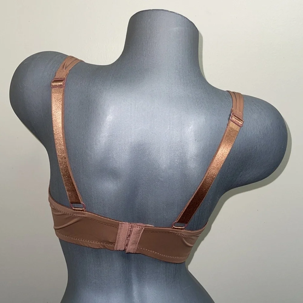 Bundle 3 Pieces  Comfort Fit Push Up Padded T- Shirt 3 Hooks Bra Cup D & DD.
